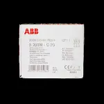 ABB 20 AMP CURVE C 10kA TRIPLE POLE MCB CIRCUIT BREAKER S203M 2CDS273001R0204