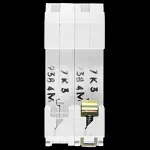 ABB 3 AMP CURVE K 6kA DOUBLE POLE MCB CIRCUIT BREKAER S272