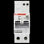 ABB 6 AMP CURVE C 6kA 30mA DOUBLE POLE RCBO TYPE AC DS651