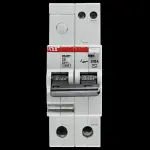 ABB 32 AMP CURVE C 10kA 30mA DOUBLE POLE RCBO TYPE AC DS671