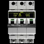 AEG C 40 MCB TRIPLE POLE 6kA CIRCUIT BREAKER ELFA E83