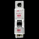 BILL 40 AMP CURVE C M9 MCB CIRCUIT BREAKER T401C RED