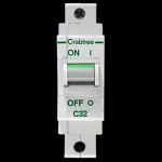 CRABTREE 32 AMP CURVE C 16kA MCB CIRCUIT BREAKER POLESTAR 60C/32