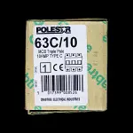 CRABTREE 10 AMP CURVE C 16kA TRIPLE POLE MCB CIRCUIT BREAKER POLESTAR 63C/10