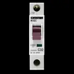 CONTACTUM 32 AMP CURVE C 10kA MCB CIRCUIT BREAKER 9032C BLACK