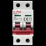 C-PAK 45 MAIN SWITCH DISCONNECTOR DOUBLE POLE ISO63-2