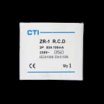 CTI 80 AMP 100mA DOUBLE POLE RCD TYPE AC ZR80-1