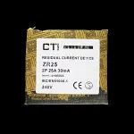 CTI 25 AMP 30mA DOUBLE POLE RCD TYPE AC ZR25 SQ