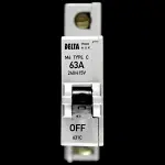 DELTA 63 AMP CURVE C M6 MCB CIRCUIT BREAKER 631C