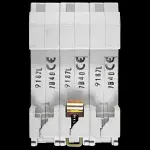 DORMAN 40 AMP CURVE C 10kA TRIPLE POLE MCB CIRCUIT BREAKER 400V AT40C