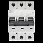 DORMAN 6 AMP CURVE C 10kA TRIPLE POLE MCB CIRCUIT BREAKER X3PC06