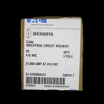 EATON 63 AMP 25kA TRIPLE POLE MCCB GEE3063FFG SERIES G