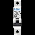 E-LINE 25 AMP CURVE B 6kA MCB CIRCUIT BREAKER CDB17 EL1B25