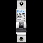 E-LINE 50 AMP CURVE B 6kA MCB CIRCUIT BREAKER CDB17 EL1B50