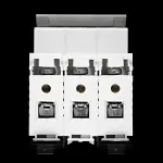 EUROPA 2 AMP CURVE C 10kA TRIPLE POLE MCB CIRCUIT BREAKER EUC3