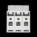 EUROPA 2 AMP CURVE C 10kA TRIPLE POLE MCB CIRCUIT BREAKER EUC3