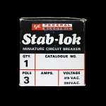FEDERAL 10 AMP TYPE 2 M5 TRIPLE POLE MCB CIRCUIT BREAKER STABLOK BNA BNA3P10
