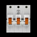 FEDERAL 25 AMP TYPE 3 M9 TRIPLE POLE MCB CIRCUIT BREAKER STABLOK HCNA