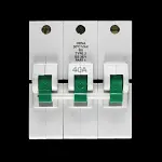 FEDERAL 40 AMP TYPE 2 M6 TRIPLE POLE MCB CIRCUIT BREAKER STAB-LOK HBNA