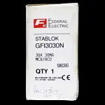 FEDERAL 30 AMP 30mA MCB/RCD RCBO GFI3030N STABLOK