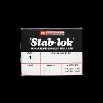 FEDERAL 10 AMP DOUBLE POLE MCB CIRCUIT BREAKER STAB-LOK BW