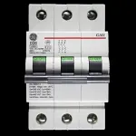 GENERAL ELECTRIC 20 AMP CURVE D 10kA TRIPLE POLE MCB CIRCUIT BREAKER G103 675074