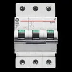 GENERAL ELECTRIC 10 AMP CURVE B 6kA TRIPLE POLE MCB CIRCUIT BREAKER 674275 EP63