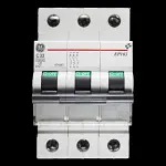 GENERAL ELECTRIC 32 AMP CURVE C 10kA TRIPLE POLE MCB CIRCUIT BREAKER EP103