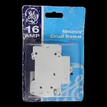 GENERAL ELECTRIC 16 AMP CURVE B 6kA MCB BREAKER SERIES E V/099-014116 628106