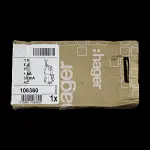 HAGER 6 AMP CURVE B 6kA 30mA RCBO TYPE AC ADN106 106360