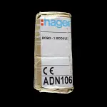 HAGER 6 AMP CURVE B 6kA 30mA RCBO TYPE AC ADN106 106360