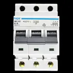 HAGER 10 AMP CURVE B 10kA TRIPLE POLE MCB CIRCUIT BREAKER NB310 462310