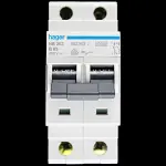 HAGER 63 AMP CURVE B 10kA DOUBLE POLE MCB CIRCUIT BREAKER NB263 462263