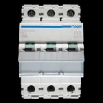 HAGER 63 AMP CURVE D 10kA TRIPLE POLE MCB CIRCUIT BREAKER NDN363A 461930