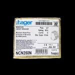 HAGER 50 AMP CURVE C 10kA TRIPLE POLE MCB CIRCUIT BREAKER NCN350N 465730
