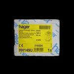HAGER 100 AMP 25kA TRIPLE POLE MCCB HH149U H125H 318204