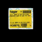 HAGER 16 AMP CURVE B 6kA 30mA DOUBLE POLE RCBO RCD MCB AD007B 104202