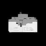 HAGER 100 AMP 18kA TRIPLE POLE MCCB HDA100Z X160 313612