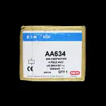 MEM 63 AMP FOUR POLE NO CONTACTOR 240V AC COIL AA634