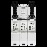 BILL 10 AMP CURVE D 10kA TRIPLE POLE MCB CIRCUIT BREAKER THD103