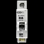 MEM 63 AMP CURVE B M6 MCB CIRCUIT BREAKER 631MB