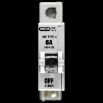 MEM 6 AMP TYPE 4 M9 MCB CIRCUIT BREAKER 61MB4