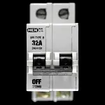 MEM 32 AMP CUVRE B M9 DOUBLE POLE MCB CIRCUIT BREAKER 322MB GREY