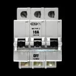 MEM 16 AMP TYPE 2 M9 TRIPLE POLE MCB CIRCUIT BREAKER 163MB2 GREY