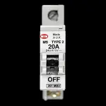 MEM 20 AMP TYPE 2 M9 MCB CIRCUIT BREAKER 201MB2
