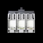 MERLIN GERIN 100 AMP 25kA TRIPLE POLE MCCB WITHOUT TRIP UNIT NS100N 29003