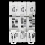 MERLIN GERIN 2 AMP CURVE C 10kA TRIPLE POLE MCB CIRCUIT BREAKER C60HC 25668