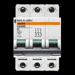 MERLIN GERIN 4 AMP CURVE D 10kA TRIPLE POLE MCB CIRCUIT BREAKER C60HD 25726
