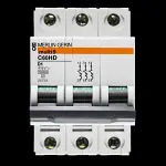 MERLIN GERIN 1 AMP CURVE D 10kA TRIPLE POLE MCB CIRCUIT BREAKER C60HD 25723
