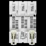 MERLIN GERIN 2 AMP CURVE C 10kA TRIPLE POLE MCB CIRCUIT BREAKER C60H 24995